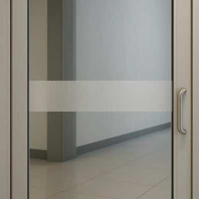 10m x 75mm Safety Strip - Visual Glazing Strip for Glass - Matt_White - Safety