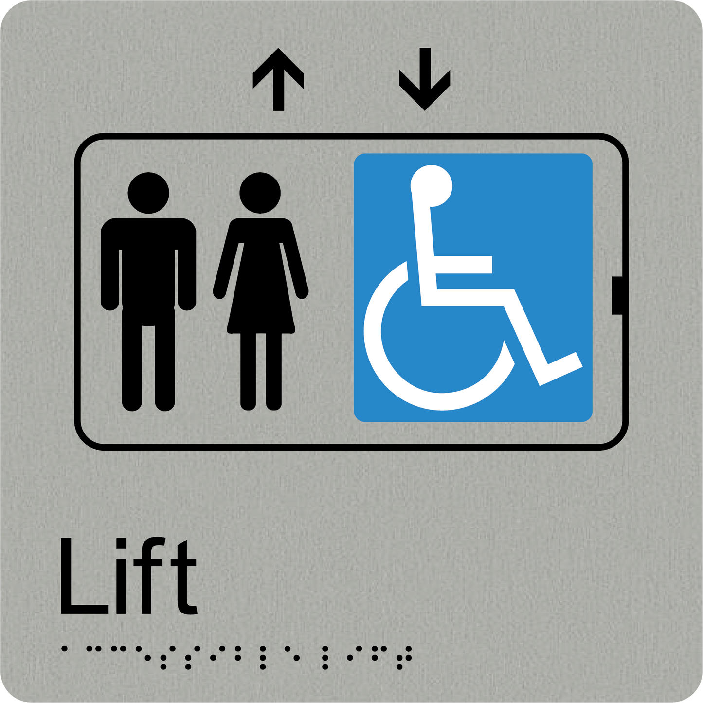 Accessible LIft Sign
