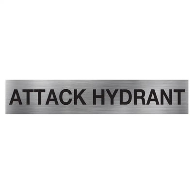 Attack Hydrant Sign