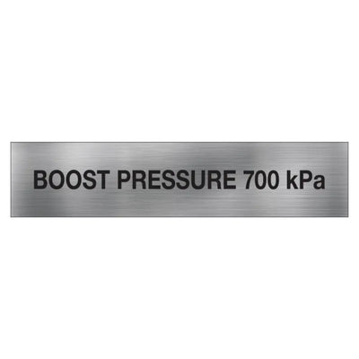 Boost Pressure Sign