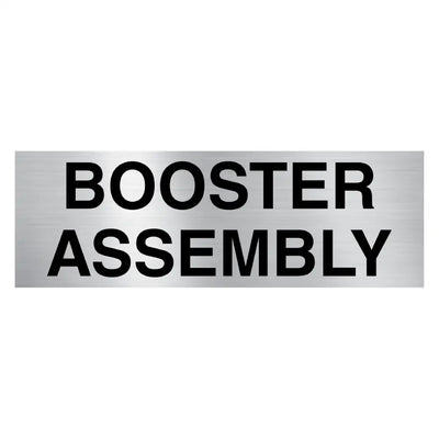 BOOSTER ASSEMBLY - 450x150mm - Fire Statutory Signs