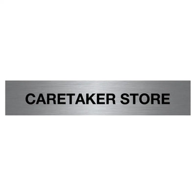 CARETAKER STORE SIGN - 400x75mm