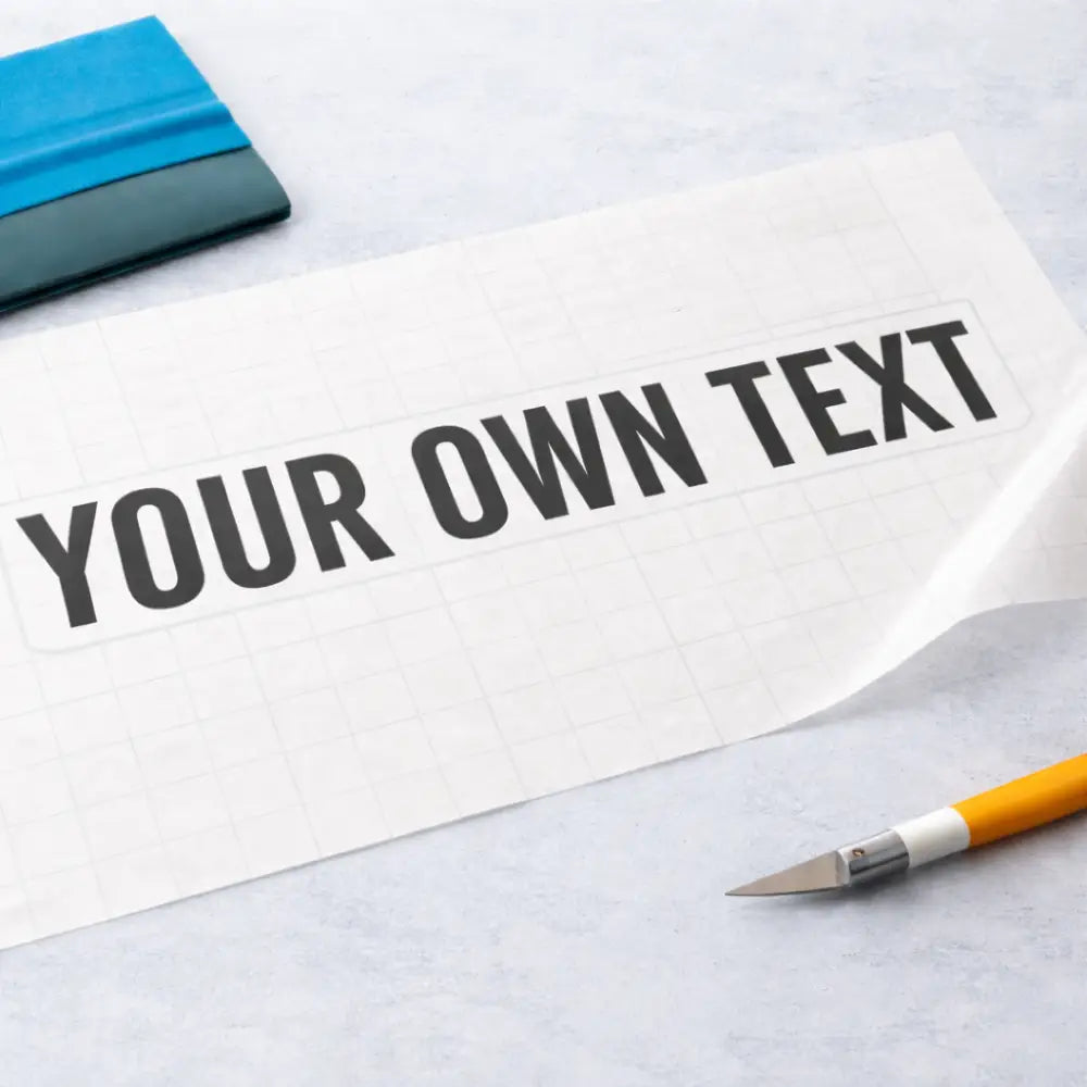 Custom Vinyl Lettering – Cut Vinyl - Vinyl Stickers