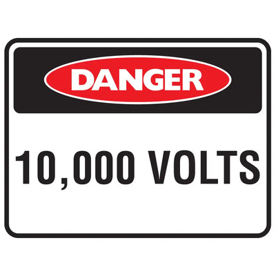 Danger Volts Sign - Constructions & Safety Signs