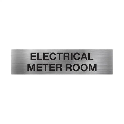 electrical meter room sign