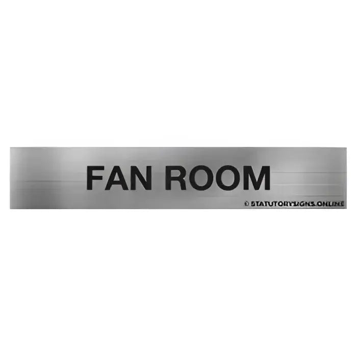 Fan Room Sign