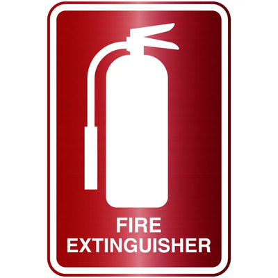 FIRE EXTINGUISHER (RED) SIGN - 200x300mm - Fire Statutory Signs