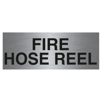 FIRE HOSE REEL (2 LINES) SIGN - 400x150mm - Fire Statutory Signs