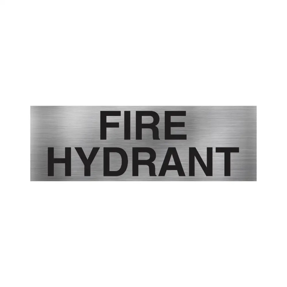 Fire Hydrant Sign