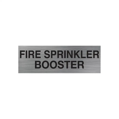 Fire Sprinkler Booster Sign