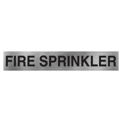 Fire Sprinkler Signs