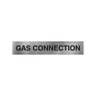 Gas Connection Sign