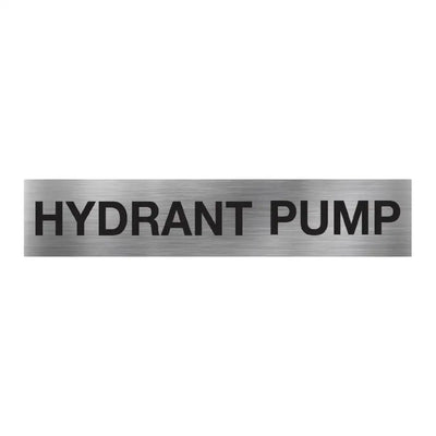 Hydrant Pump Sign