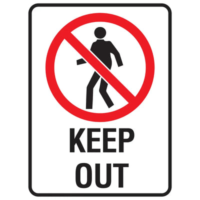 Keep Out - Prohibition Sign - Constructions & Safety Signs