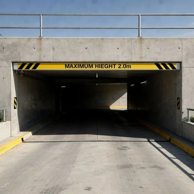 Maximum Height / Low Clearance Sign – Flat Mounted