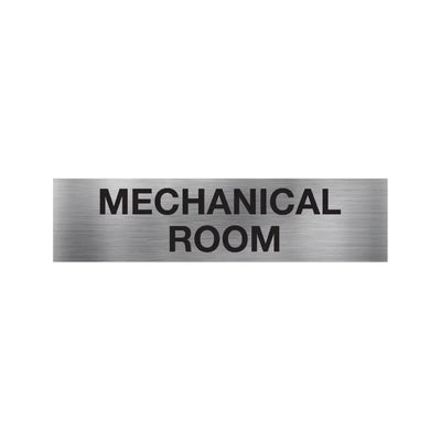 Mechanical Room Sign