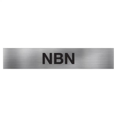 NBN SIGN - 400x75mm - Electrical Statutory Signs