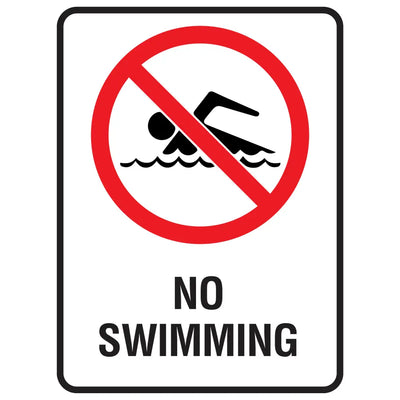 No Swimming- Prohibition Sign - Constructions & Safety Signs