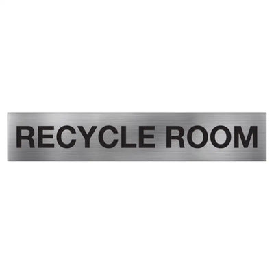 RECYCLE ROOM SIGN - 400x75mm - Facility Signs