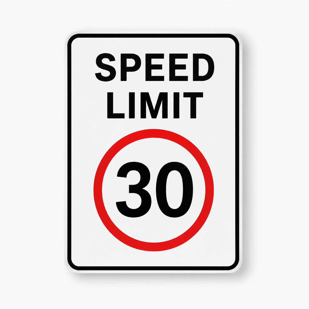 Speed Limit 30 Sign