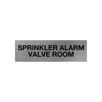 Sprinkler Alarm Valve Room Sign