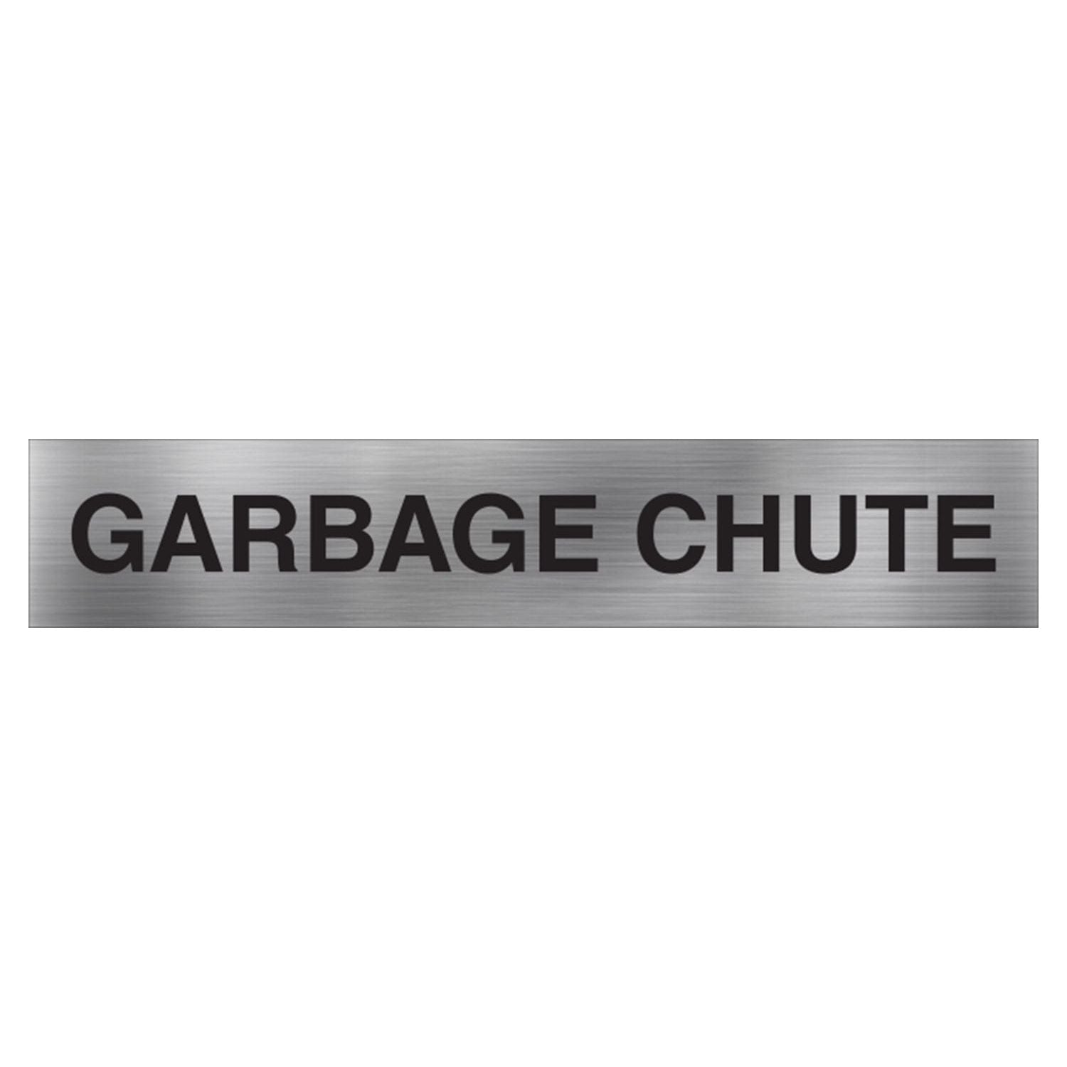 Garbage Chute Sign Digicraft Statutory Signs