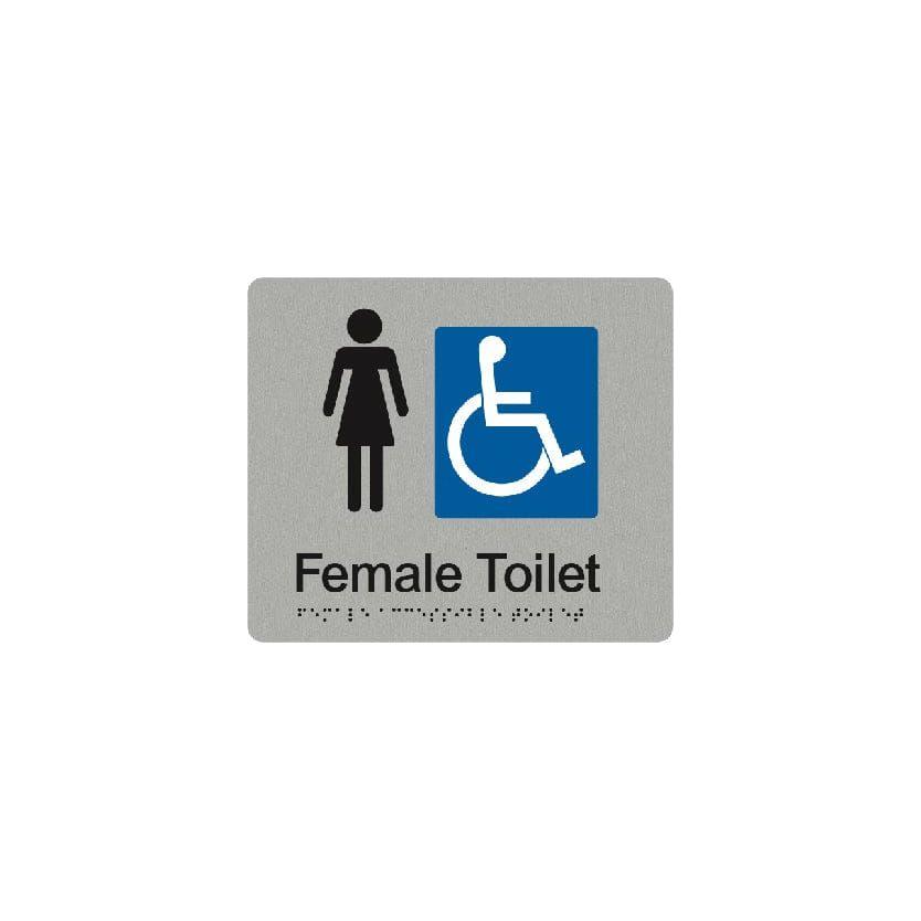 Female Accessible Toilet Sign