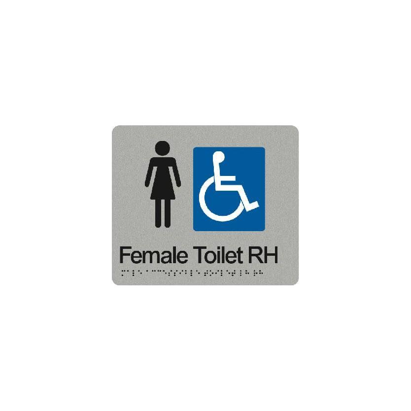 Female Accessible Toilet Right Hand Sign