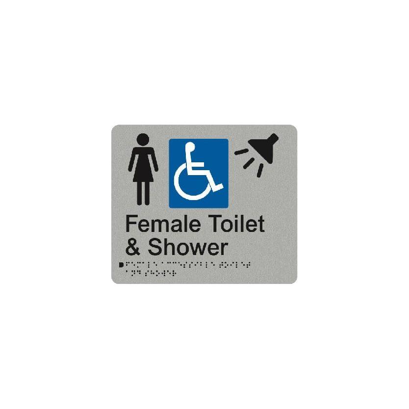 Female Accessible Toilet And Shower Sign