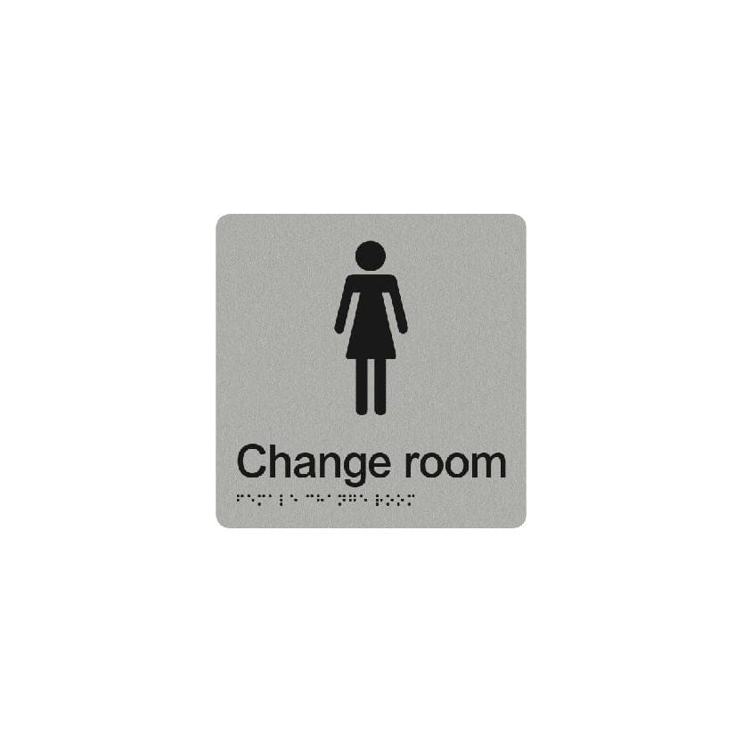 Female Change Room Braille Sign
