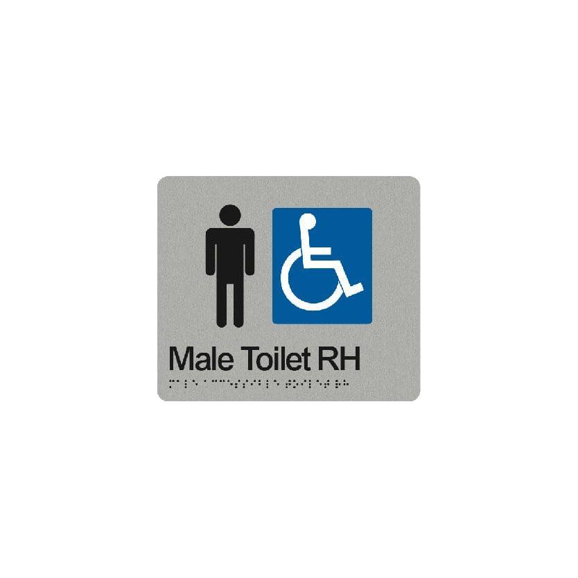 Male Accessible Toilet Right Hand Sign