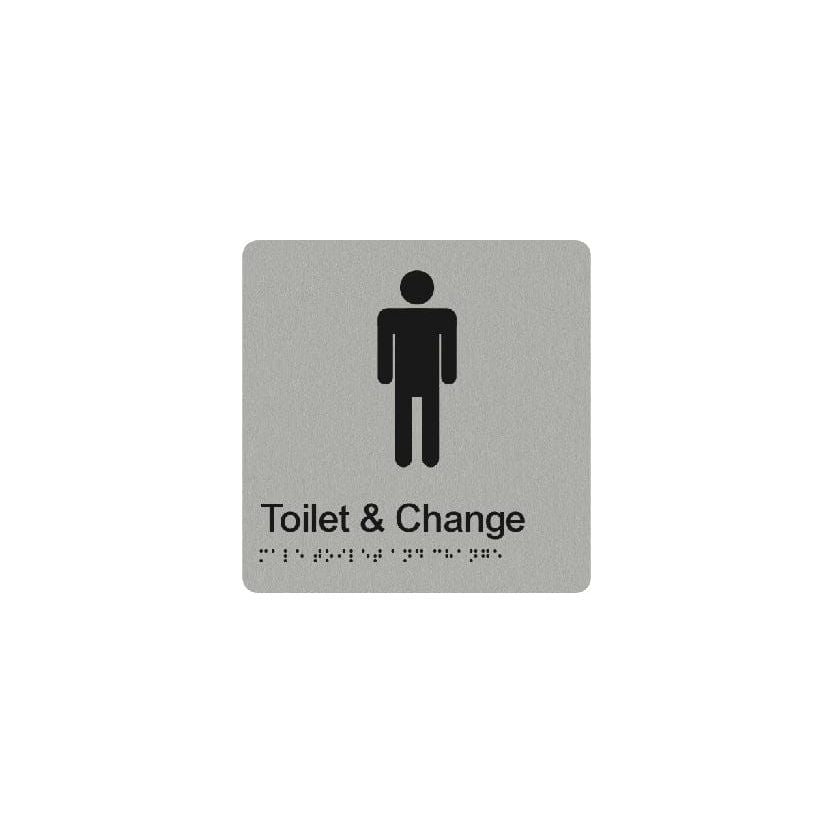 Male Toilet And Change Sign