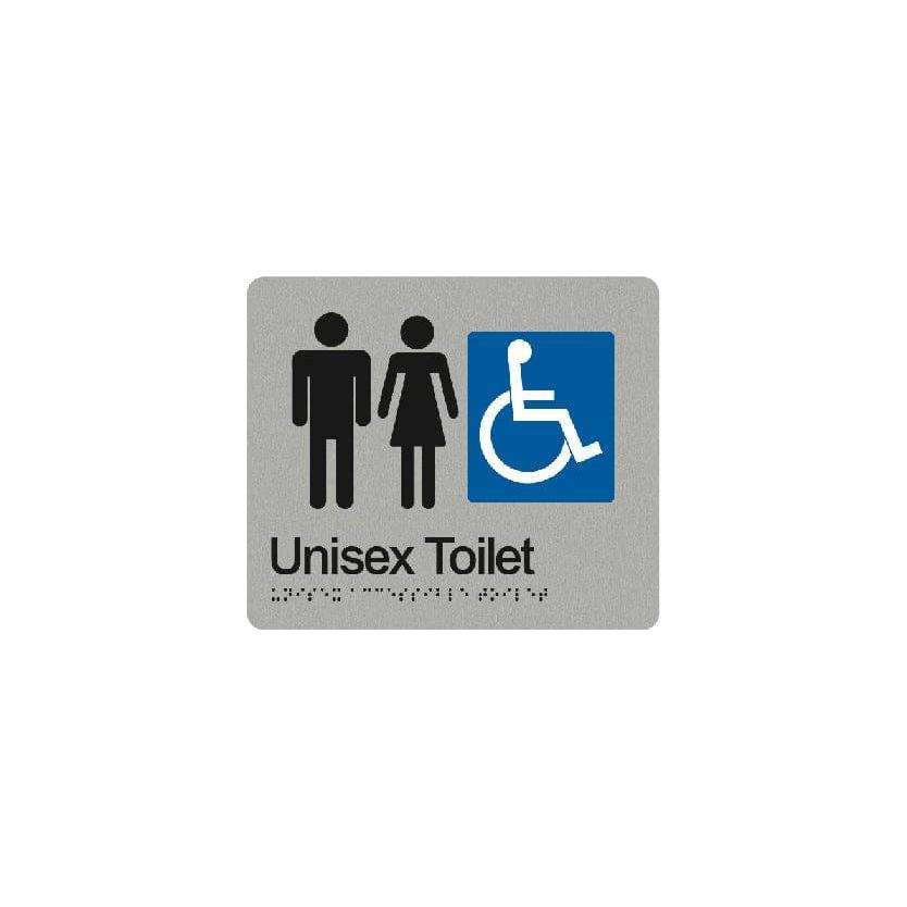 Unisex Accessible Toilet Sign