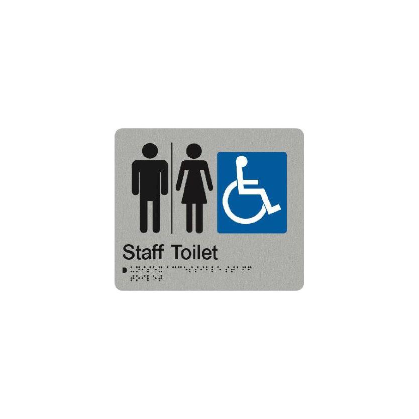 Unisex Staff Toilet Sign