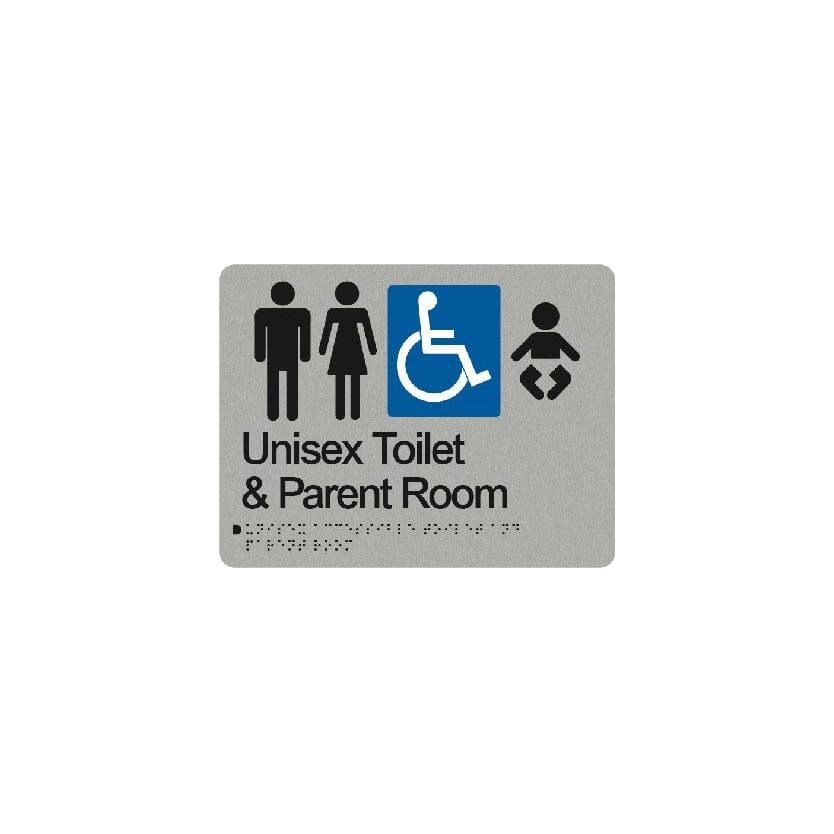 Unisex Toilet & Parent Room Sign