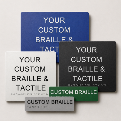 Custom Braille & Tactile ADA signs