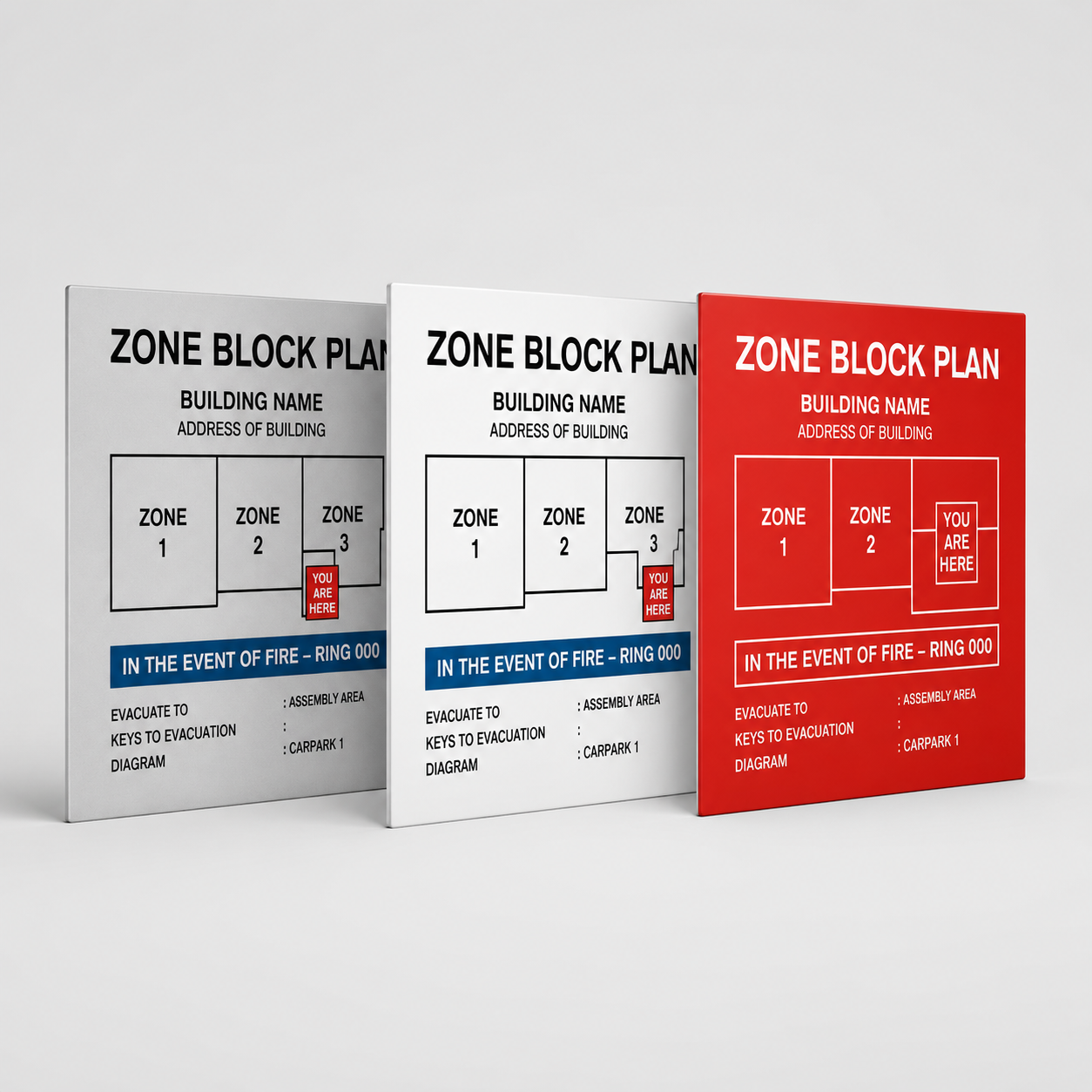Fire Alarm Zone Block Plans - AS1670.1 – StatutorySigns.au