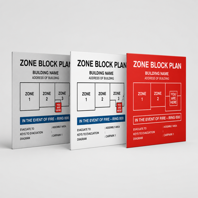 Fire Alarm  Zone Block Plans  - AS1670.1