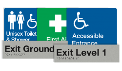 Braille Toilet Signs