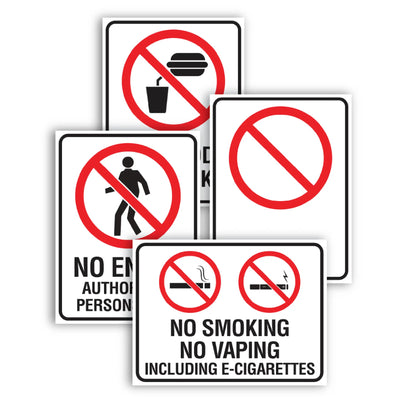 Prohibition Signs
