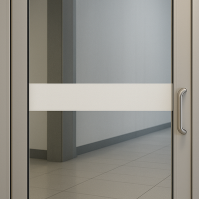 10m x 75mm  Safety Strip -  Visual Glazing Strip for Glass