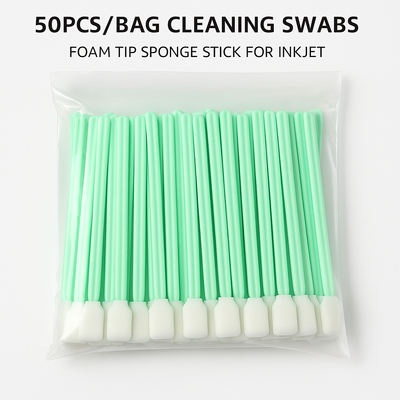 50Pcs/Bag Cleaning Swabs - Foam Tip Sponge Stick