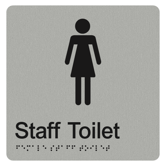 FEMALE STAFF TOILET SIGN