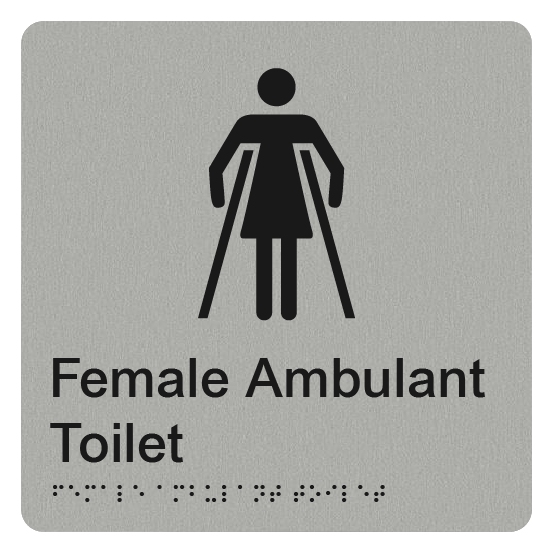 FEMALE AMBULANT TOILET SIGN