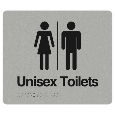 UNISEX AIRLOCK TOILETS SIGN