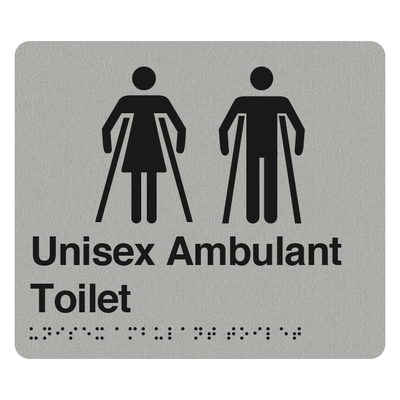 UNISEX AMBULANT TOILET SIGN