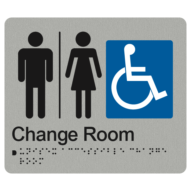 UNISEX ACCESSIBLE CHANGE ROOM SIGN