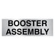 BOOSTER ASSEMBLY - 450x150mm - Fire Statutory Signs