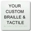 Braille & Tactile Custom PVC Sign - Braille & Tactile Signs