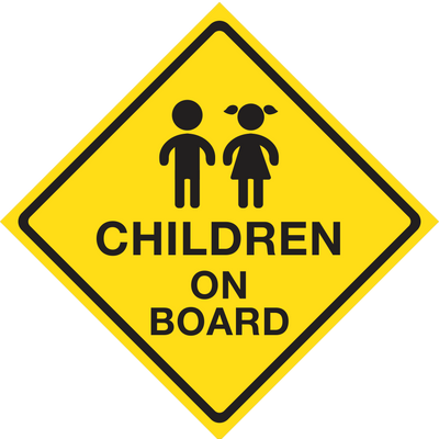 Children On Board Vehicle Sticker